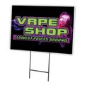 Signmission Vape Shop Lowest Prices Yard & Stake outdoor plastic coroplast window, 2436-Vape Shop Lowest Prices C-2436-DS-Vape Shop Lowest Prices